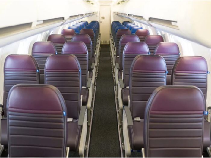 Moving back in the plane, the extra-legroom Economy Plus section will be comprised of 20 seats spanning five rows. The last five rows will consist of regular economy seats featuring standard legroom.