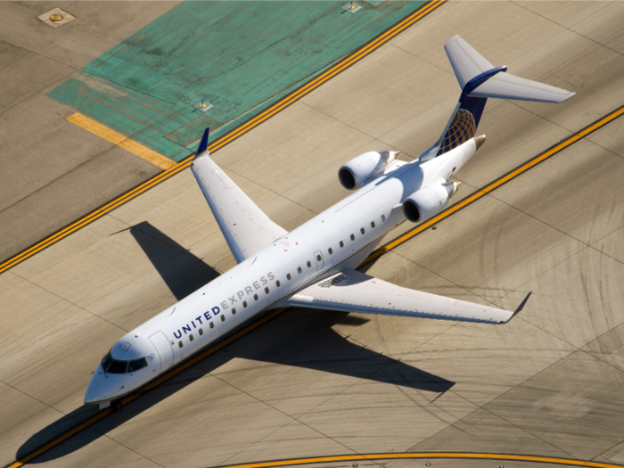 Based off of the Bombardier CRJ 700, the CRJ 550 features the same body with a revamped interior aimed at premium customers. Put simply, the 550 is a new airplane in an old airplane