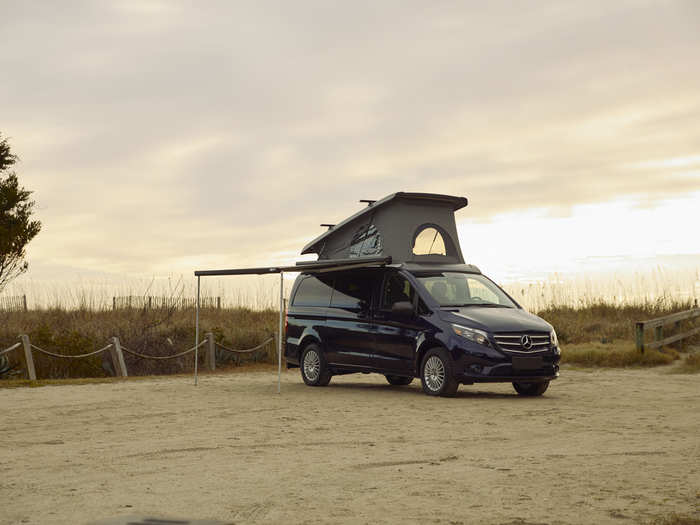 And a tent that can connect to the rear liftgate.