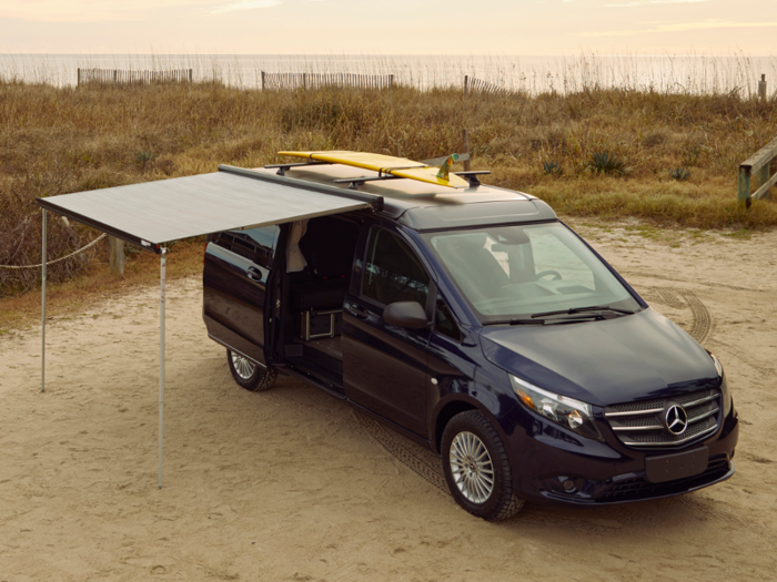 Optional upgrades made specifically for camping include an eight-inch exterior awning…