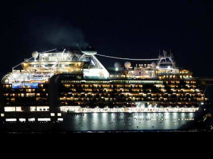 Thousands of people have been quarantined on a Japanese cruise liner after 21 passengers tested positive for the coronavirus.