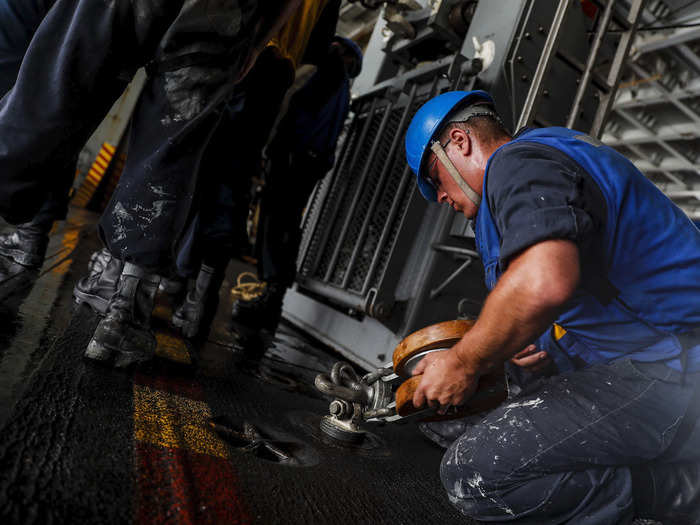 With the hardy work tasked to sailors in deck department, there is also a great sense of dignity and pride that comes from what they put into their job.