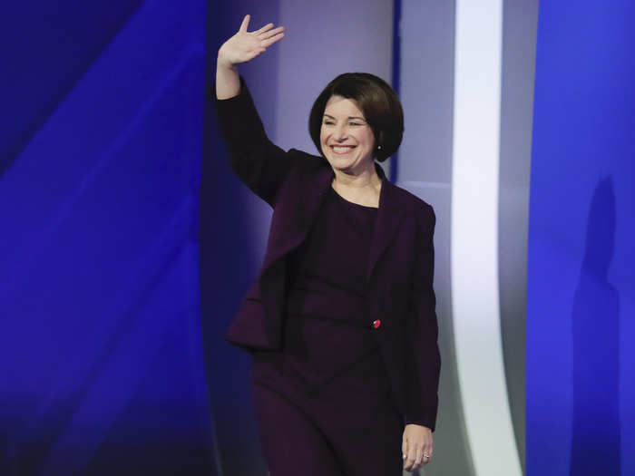 Amy Klobuchar took direct aim at Mayor Pete Buttigieg