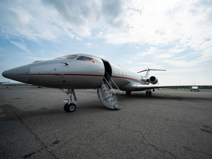 Long-range Global Express aircraft…