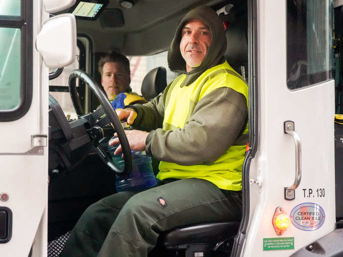 Since Mayor Michael Bloomberg instated bike lanes in much of the city during his 2002-2013 tenure, sanitation workers have to pay extra attention to their blind spots so that they won