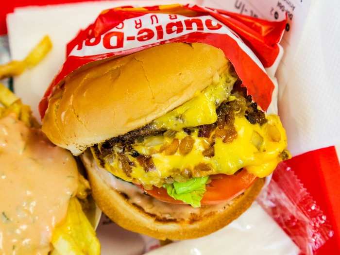 The Double-Double is beautiful on the outside and on the inside.