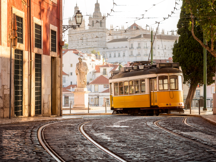 5. Portugal: 29.2% of children with parents in the top quarter ended up in the bottom half.