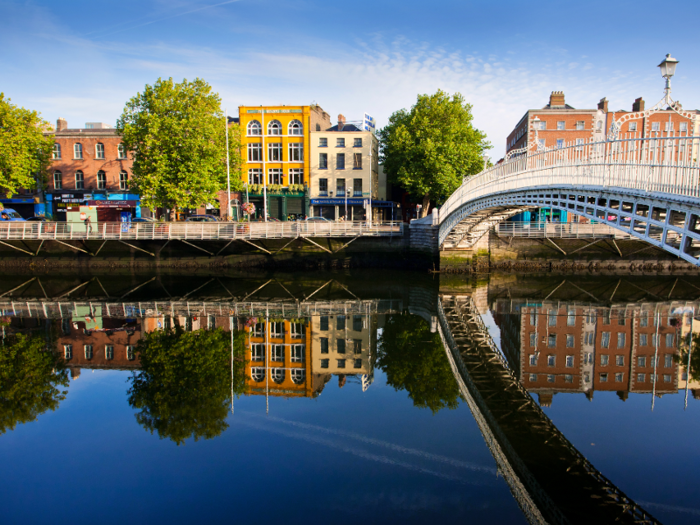 17. Ireland: 22.1% of children with parents in the top quarter ended up in the bottom half.