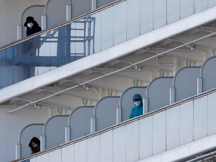 Meanwhile, passengers on the Diamond Princess say they are going stir-crazy in their cabins.