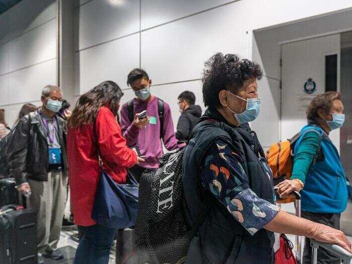 World Dream passengers were allowed to disembark on Sunday, without being tested for the virus.