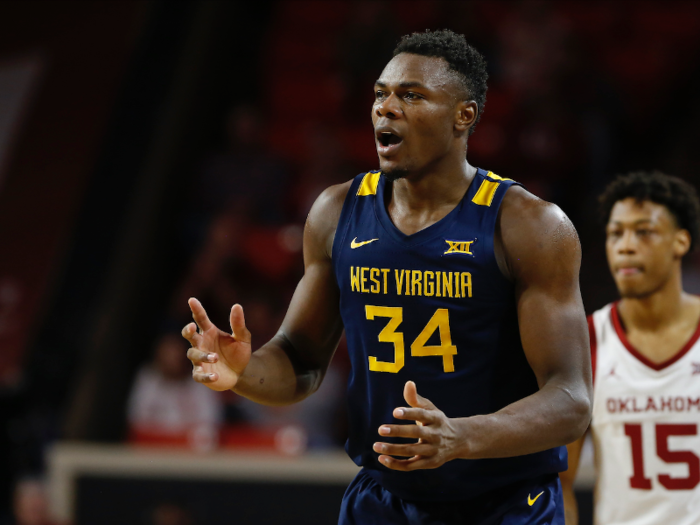 ▼ No. 14 West Virginia Mountaineers — Down 1 spot in the AP Top 25 Poll