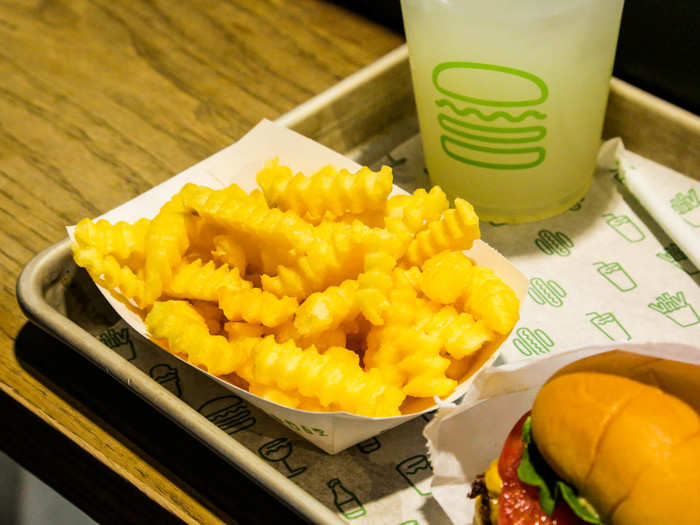 Again, I started with the fries. I should disclose that Shake Shack won my fry taste test back in June 2019.