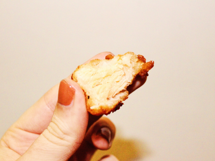 Biting in, I was blown away. These crispy salmon bites taste really similar to a tempura salmon sushi roll with spicy mayo.