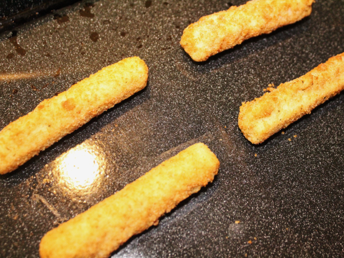 The mozzarella sticks