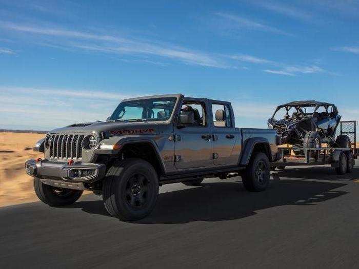 Despite its Desert Rated badge, the Gladiator Mojave is still equipped for other environments and can ford up to 30 inches of water, matching its Rubicon cousin.