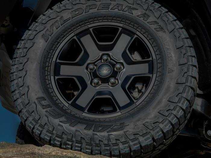 And 33-inch all-terrain Falken Wildpeak tires as standard.