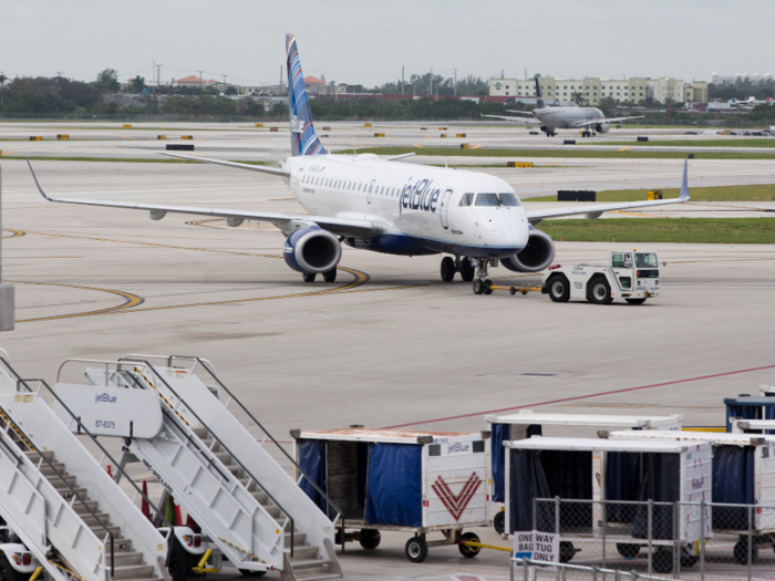 The Embraer E190 was chosen to serve JetBlue