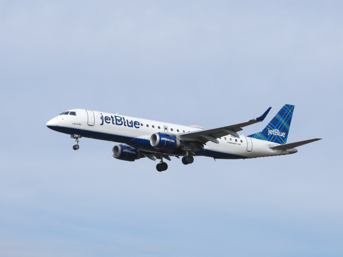 In 2005, JetBlue celebrated the arrival of a new aircraft to its fleet, the Embraer E190.