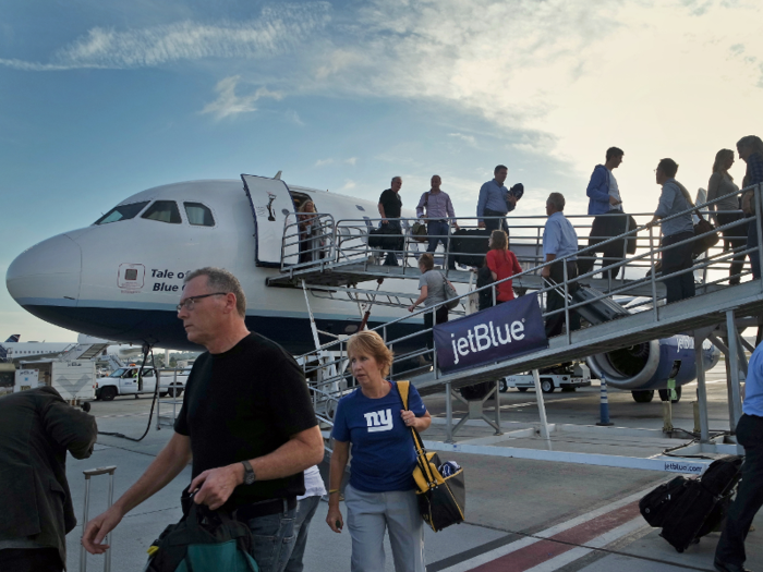 Soon after its East Coast launch, a secondary base was opened in Long Beach, California with a mix of transcontinental routes and short-haul routes to nearby destinations such as Oakland and Las Vegas.