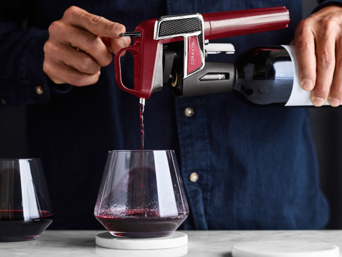 A gadget that keeps their wine fresh