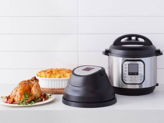 An accessory that turns their Instant Pot into an air fryer