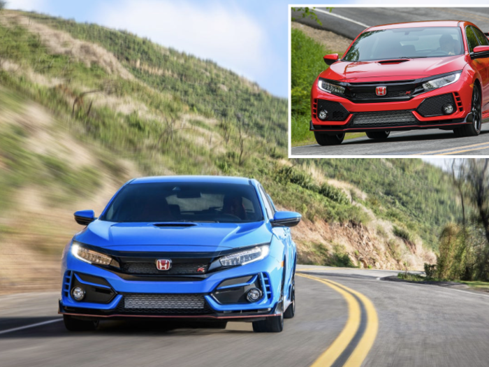 Honda redesigned the 2020 grille to improve engine cooling, and also did away with some of the Type R