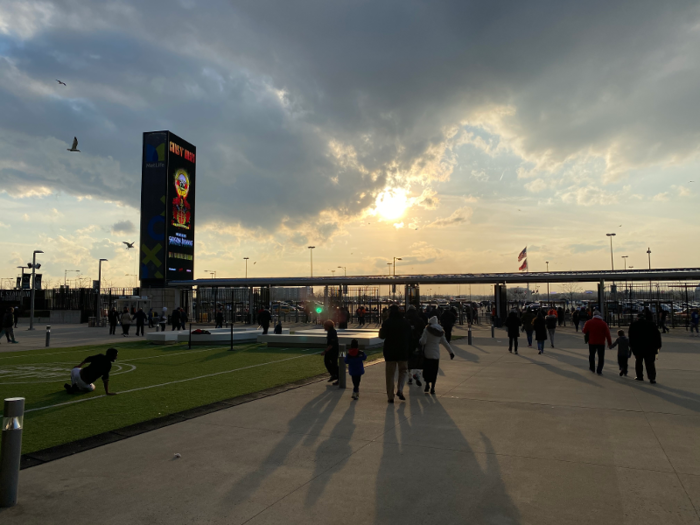 With victory secured, we made our way out of MetLife.