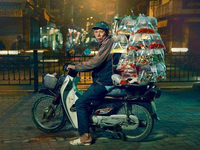 "Hanoi Fish Man" by Jon Enoch