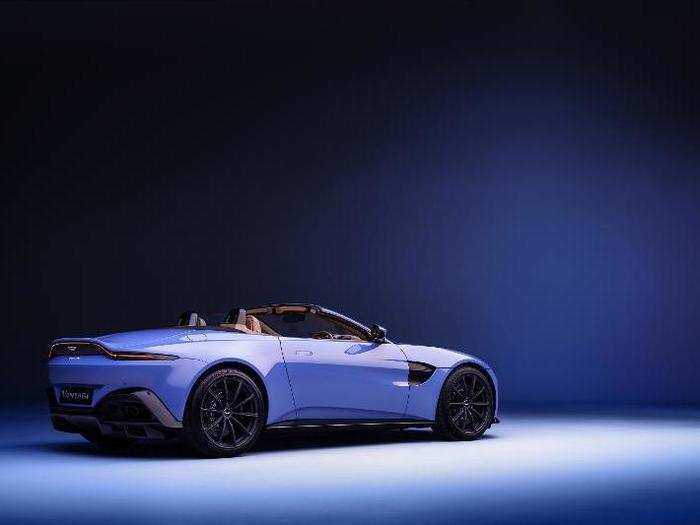 Aston claims the roadster can reach 60 mph in 3.7 seconds on its way to a top speed of 190 mph.