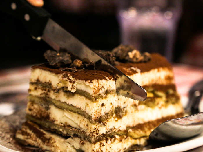 Like everything else in this meal, the tiramisu was insanely rich. The mascarpone cheese tasted like butter.