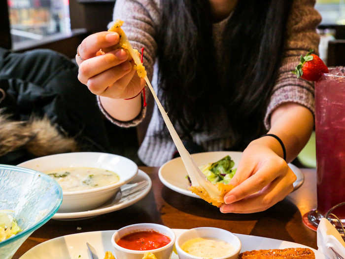 The gooey cheese gave us everything we wanted from a mozzarella stick.