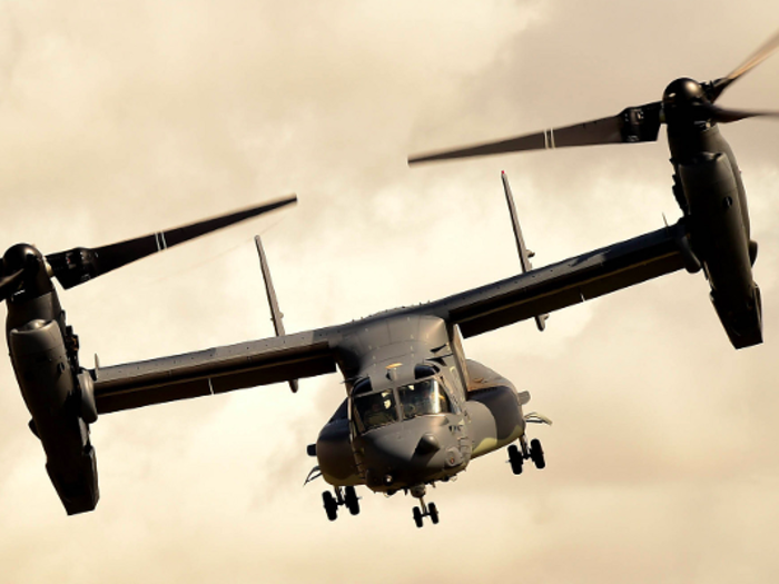 Two MV-22 Ospreys.