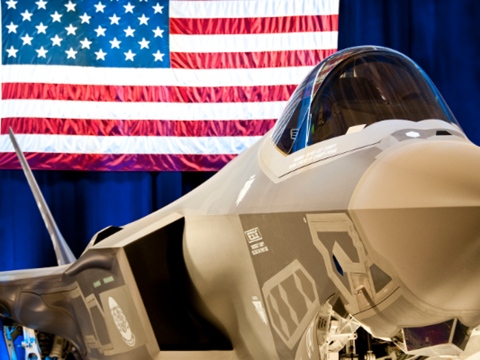 Two F-35 Joint Strike Fighters from the US Marine Corps.