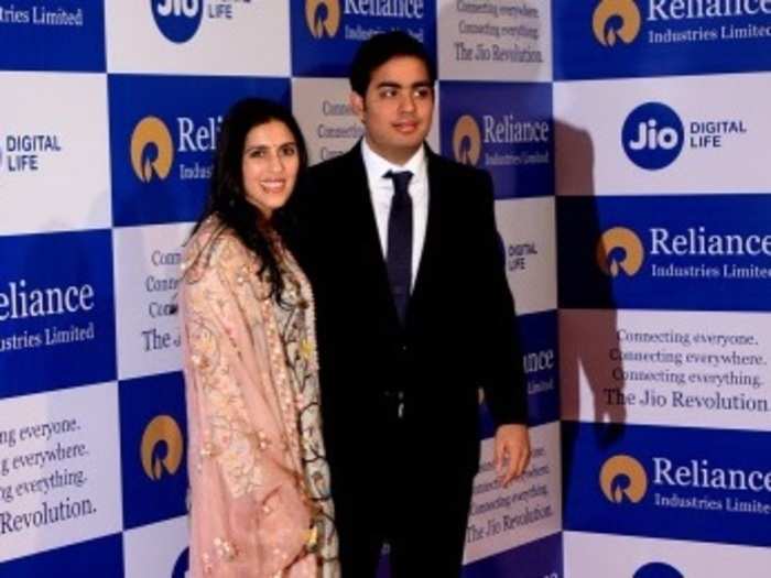 Akash Ambani and Shloka Mehta