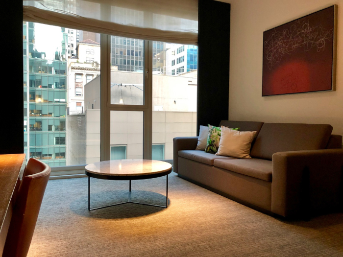 At Andaz 5th Avenue, standard rooms offer the greatest value - here