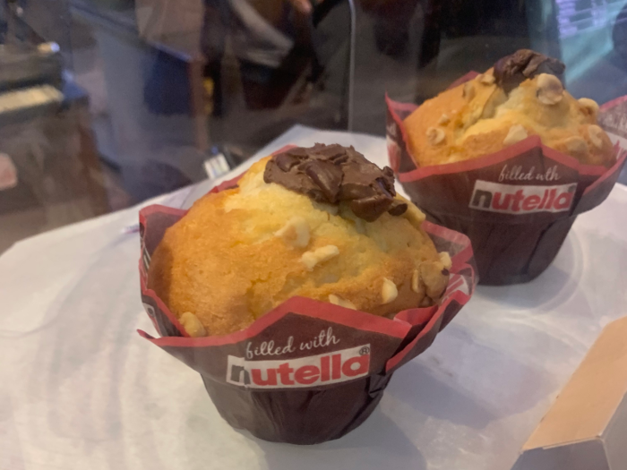 I left satisfied, so decided to get a Nutella cupcake for the road.