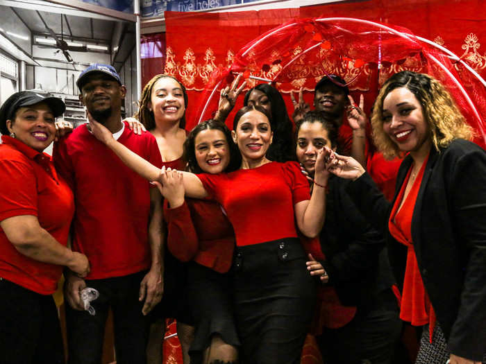 Manager Maria Vasquez, who has worked at White Castle since 2000, said that the same people come back every year along with new faces. She knows many of the couples by name.