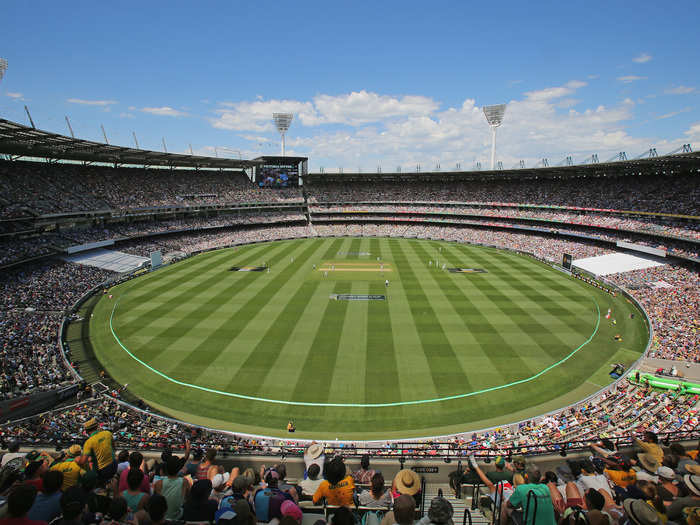 Melbourne Cricket Ground can host as many as 100,028 people