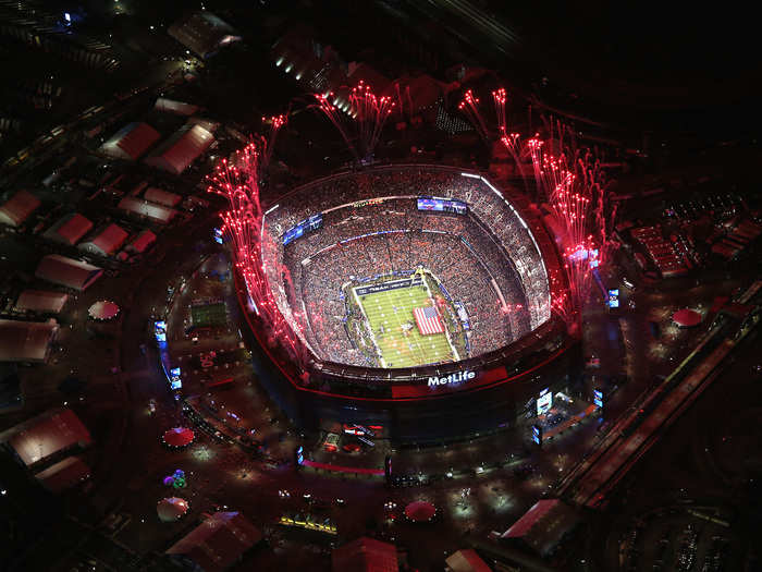 The MetLife Stadium in New Jersey has a capacity of 82,550