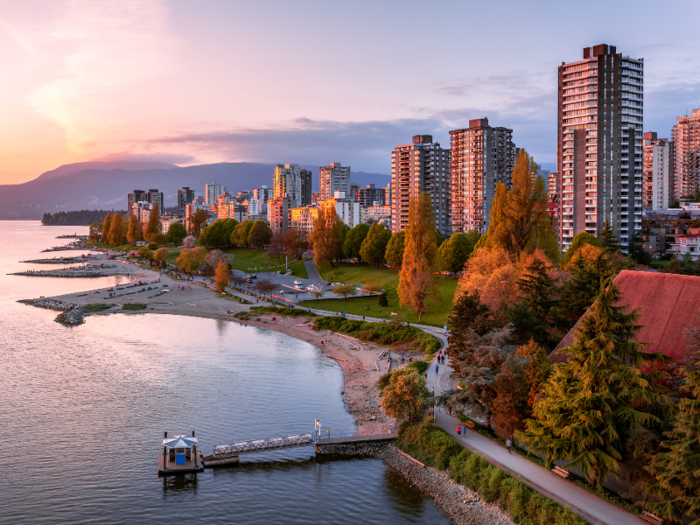 1. Vancouver, British Columbia, Canada