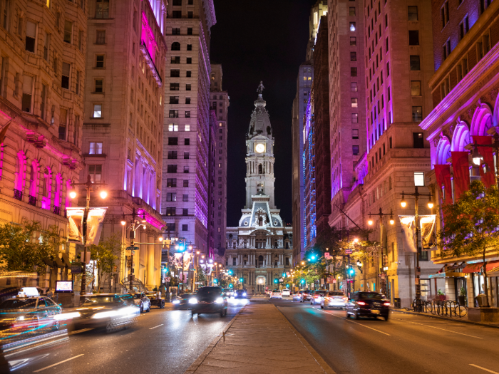 3. Philadelphia, Pennsylvania