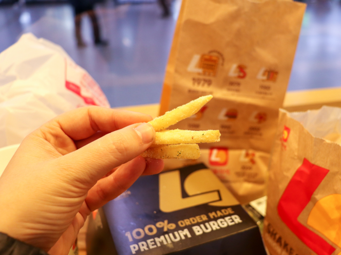 This upgrade elevated the fries from knockoff to a supreme invention in its own right: sour cream and onion fries. I scarfed down the fries, trying to determine how this fantastic menu item might alter the outcome of the fast-food showdown.