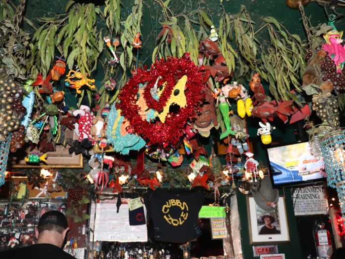 Cubbyhole is known and loved for its eclectic decorations. Here, it