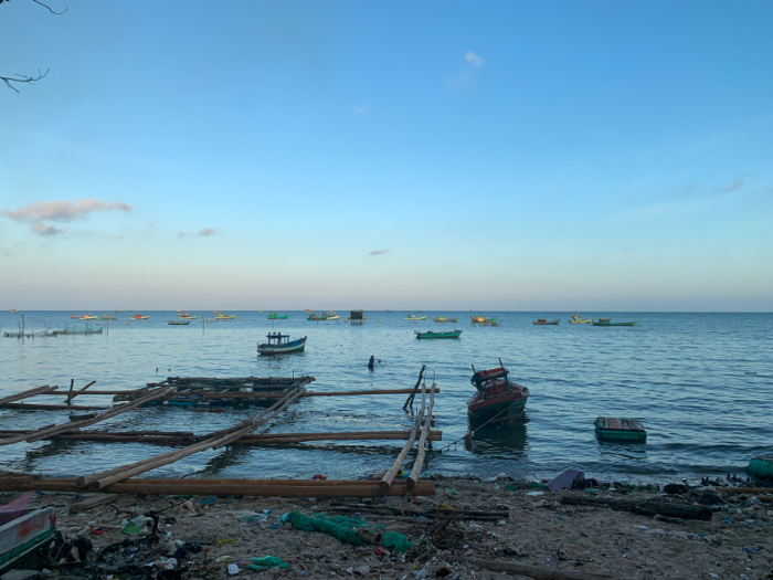 When we told the taxi driver who took us to the village about our situation, he laughed. "Vietjet is terrible," he said. "Always delayed."