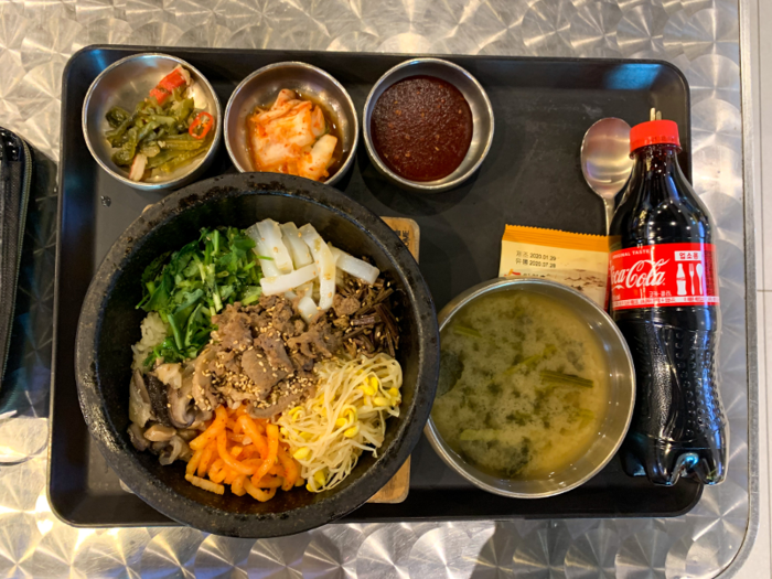 I even had time to get some very tasty bibimbap before boarding my flight.