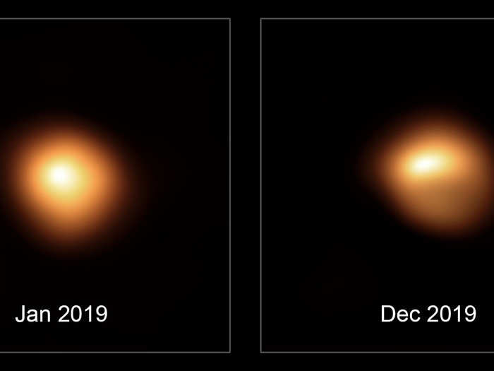 Astronomers started noticing that Betelgeuse wasn