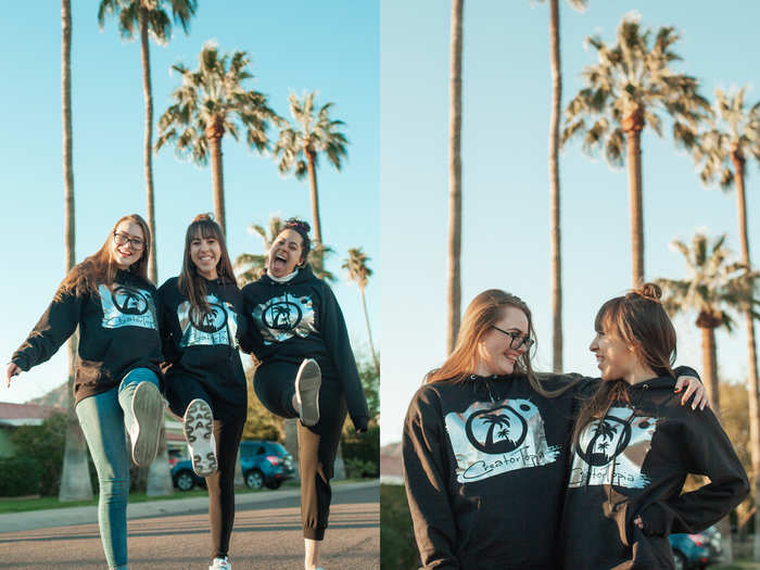 The four-day retreat was creating content "basically all day," said Erica Cornelius, a TikTok star who makes content as @EricaLovessYou. "We got a lot of skits in and did fun videos. We did team building, and lunches and dinners and a lot of Postmates."