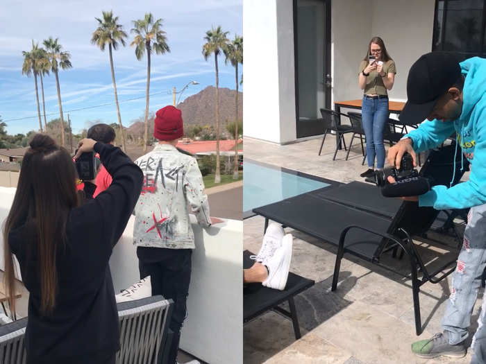 The objective to the "creator retreat" was simple: Create an atmosphere where the group of TikTok stars could brainstorm, create, and collaborate. "You create better videos when you work together," Cole Skory said.