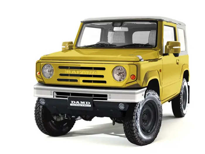 Plus, starting later this year, DAMD will sell a kit that lets Jimny owners transform their SUV to look like an original 1970s Jimny.
