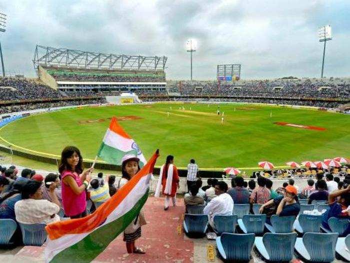 ​6. Rajiv Gandhi International Cricket Stadium